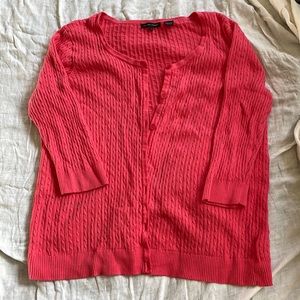 Women’s salmon cardigan. Excellent condition.